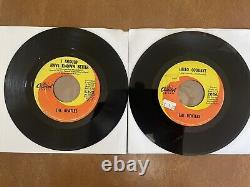 THE BEATLES LP Lot of 36 Record Albums & 14, 7 45 RPM Personal Collection