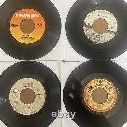 THE BEATLES LP Lot of 36 Record Albums & 14, 7 45 RPM Personal Collection