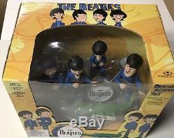 THE BEATLES McFARLANE SATURDAY MORNING CARTOON FIGURES DELUXE SET OF 4 NIP