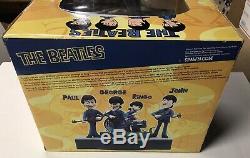 THE BEATLES McFARLANE SATURDAY MORNING CARTOON FIGURES DELUXE SET OF 4 NIP