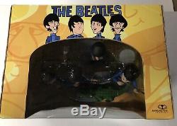 THE BEATLES McFARLANE SATURDAY MORNING CARTOON FIGURES DELUXE SET OF 4 NIP