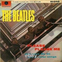 THE BEATLES Please Please Me Vinyl Record LP Parlophone 1963 Mono & John Lennon