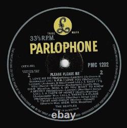 THE BEATLES Please Please Me Vinyl Record LP Parlophone 1963 Mono & John Lennon