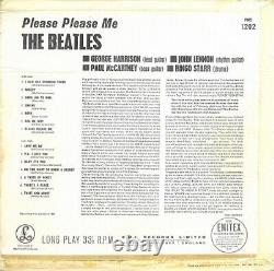 THE BEATLES Please Please Me Vinyl Record LP Parlophone 1963 Mono & John Lennon