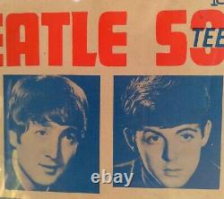 THE BEATLES RARE VINTAGE 1964 PSYCHEDELIC ART FRAME JOHN LENNON PAUL McCARTNEY