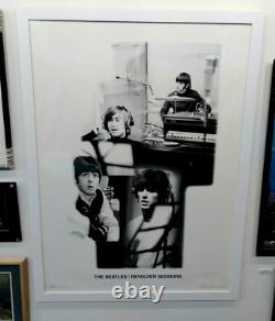 THE BEATLES REVOLVER SESSIONS BIG FRAMED PROMO POSTER JOHN LENNON PAUL McCARTNEY