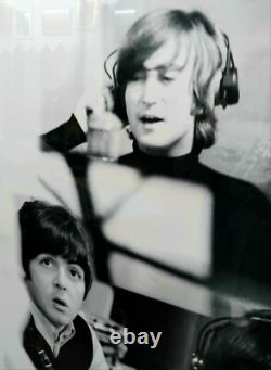 THE BEATLES REVOLVER SESSIONS FRAMED PROMO DISPLAY JOHN LENNON PAUL McCARTNEY