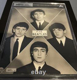 THE BEATLES SIGNED AUTOGRAPHED 1962 VALEX CARD LENNON STARR HARRISON (2) COAs