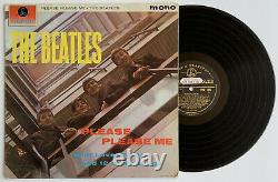 THE BEATLES UK Promo 1st Press PLEASE PLEASE ME LP with JOHN LENNON HANDWRITING