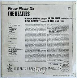 THE BEATLES UK Promo 1st Press PLEASE PLEASE ME LP with JOHN LENNON HANDWRITING