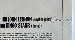 THE BEATLES UK Promo 1st Press PLEASE PLEASE ME LP with JOHN LENNON HANDWRITING