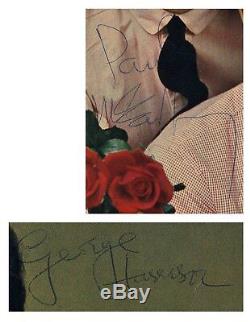 THE BEATLES fully signed 9 x 12 PYX color photo (Beckett LOA) John Lennon