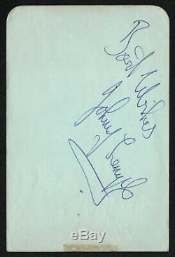 THE BEATLES fully signed album page autographed John Lennon Paul McCartney (LOA)