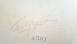THE BEATLES large set of framed autographs signed John Lennon Paul McCartney LOA