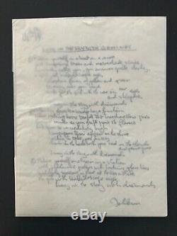 The Artwork of John Lennon lyrics Lucy In the Sky with Diamonds the Beatles