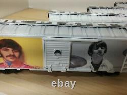 The BEATLES 4 Athearn Ho scale train boxcar set John Lennon Paul McCartney Ringo