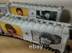 The BEATLES 4 Athearn Ho scale train boxcar set John Lennon Paul McCartney Ringo