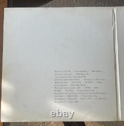 The BEATLES WHITE ALBUM 1968 FIRST PRESSING 7 ERRORS! + POSTER! RARE VTG