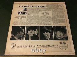 The Beatles A Hard Day's Night Uk Orig 1964 1st Pressing Y & B STEREO Vinyl Lp