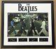 The Beatles Abbey Road Framed Poster With Autigraph Facsimiles John Lennon
