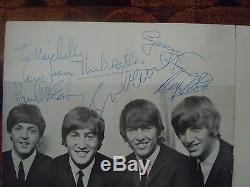 The Beatles Authentic Program Signed 10/09/64 John Lennon's Birthday Autographs