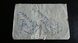 The Beatles Autograph John Lennon & George Harrison Diary Page Jan 1963 Epperson