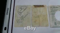 The Beatles Autograph John Lennon & George Harrison Diary Page Jan 1963 Epperson