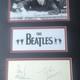 The Beatles Autographs Paul McCartney John Lennon Photo and Logo Display