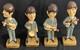 The Beatles Bobb'n Head Set Of 4 Car Mascots 1964 8 Inch John Lennon Bobble