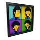 The Beatles Cartoon 3D Pop Art Print John Lennon Paul McCartney George Harrison