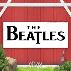 The Beatles English Rock Band Music Paul McCartney John Lennon Banner Sign
