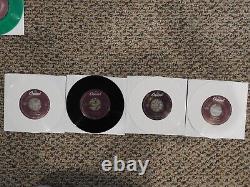 The Beatles'For Jukeboxes Only SET OF 39 Beatles/Related COLORED Vinyl 7 NEW
