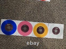 The Beatles'For Jukeboxes Only SET OF 39 Beatles/Related COLORED Vinyl 7 NEW