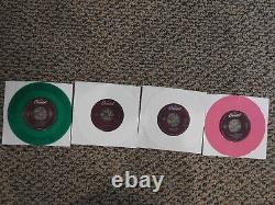 The Beatles'For Jukeboxes Only SET OF 39 Beatles/Related COLORED Vinyl 7 NEW