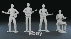 The Beatles George Harrison John Lennon Paul McCartney Ringo Starr 3D Print Set