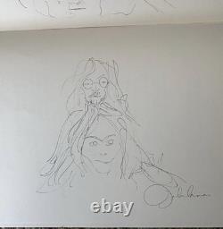 The Beatles, Glass Artwork +John Lennon Yoko Ono Bag One from 1970, Rare