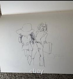 The Beatles, Glass Artwork +John Lennon Yoko Ono Bag One from 1970, Rare