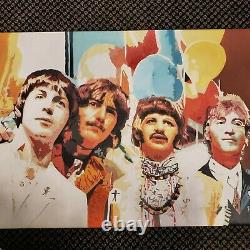 The Beatles Hand Painted Original Oil Painting paul mccartney john lennon ringo