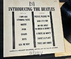 The Beatles INTRODUCING THE BEATLES Genuine 1964 Vinyl Plays EX Oval Amazing