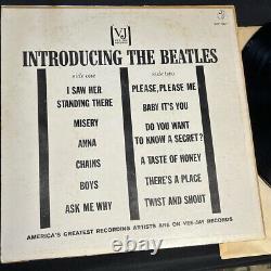 The Beatles INTRODUCING THE BEATLES Genuine 1964 Vinyl Plays EX Oval Amazing