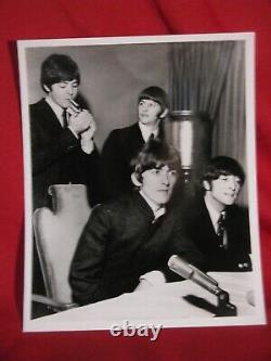 The Beatles I Apologize Chicago Tribune John Lennon Sterling LP Record 8x10 MINT