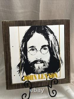 The Beatles John Lennon 12X12 Carnival Mirror Etching 1969 Pic Original Sleeve