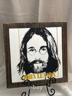 The Beatles John Lennon 12X12 Carnival Mirror Etching 1969 Pic Original Sleeve