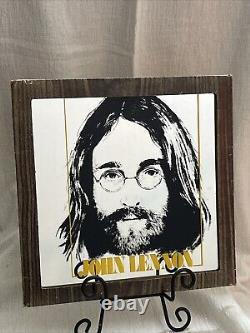 The Beatles John Lennon 12X12 Carnival Mirror Etching 1969 Pic Original Sleeve