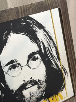 The Beatles John Lennon 12X12 Carnival Mirror Etching 1969 Pic Original Sleeve