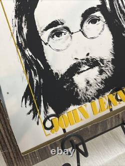 The Beatles John Lennon 12X12 Carnival Mirror Etching 1969 Pic Original Sleeve