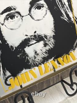 The Beatles John Lennon 12X12 Carnival Mirror Etching 1969 Pic Original Sleeve