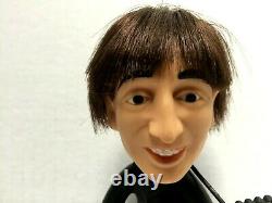 The Beatles John Lennon 1964 REMCO Doll with Instrument NO Cut Hair Soft Body NM