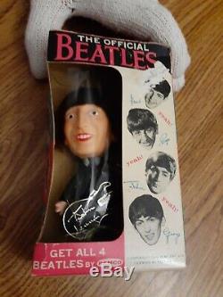 The Beatles John Lennon 1964 Remco doll in near perfect shape with original box US