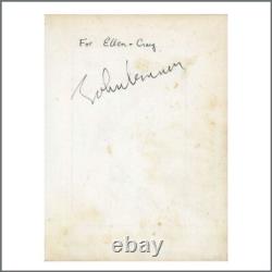 The Beatles John Lennon 1966 Autographed Spaniard in The Works Book (UK)